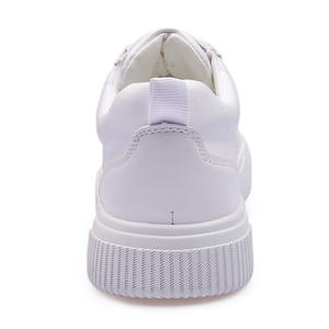 Aumenta il tuo gioco di stile con le nostre scarpe da ginnastica coreane con lacci e lacci personalizzati OEM da <span class=keywords><strong>donna</strong></span> <span class=keywords><strong>bianche</strong></span> - Product Image 4