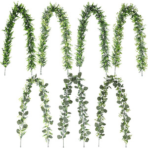 Artificial Eucalyptus Wall Hanging Plants 178cm Boho Style Home Decor Ceiling Vines <b>Wedding</b> Outdoor <b>Props</b> - Product Image 4