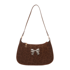 Bolso de Hombro de Moda con Estampado de <span class=keywords><strong>Leopardo</strong></span>, Estilo Mariposa, Tendencia 2026, Bolso Pequeño Cuadrado de Alta Gama - Product Image 1
