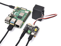 Carte de pilote de servo de bus série Waveshare pour composants électroniques Raspberry Pi/Arduino/ESP32 intégrant une alimentation servo
