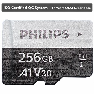 การ์ดหน่วยความจำ Micro TF ระดับ10ความเร็วสูง4GB-256GB โลโก้ที่กำหนดเองขายส่งจากโรงงาน <span class=keywords><strong>Philips</strong></span> - Product Image 4