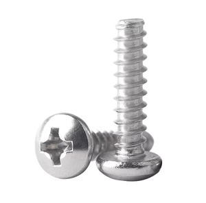 Vis autotaraudeuse à tête plate LeGood ST2.9x8mm - Acier inoxydable 304 plaqué métrique GB845 - Product Image 2