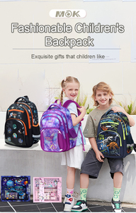 Mochilas escolares Cusangel de 16 pulgadas para niños, 3 estilos diferentes, estampado de dinosaurio, SAC a dos pour enfants, 14 regalos gratis, juego de papelería con insignia DIY - Product Image 6