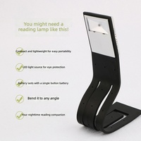 Nouvelle Lampe de Lecture LED Pliable et Portable pour Dormoir, Clip de Livre, Lampe de Chevet avec Certifications BSCI FAMA