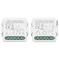 Relais intelligent pour rideaux Tuya Zigbee - Module de commande vocale et d'automatisation domestique