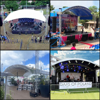 Venta al por mayor Spigot Aluminio Truss Torre de elevación Line Array Concierto Escenario Truss Stand Iluminación Truss