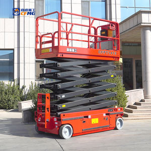 Plataforma Elevadora de Tijera Hidráulica Eléctrica Portátil de 320 kg para Mantenimiento y <span class=keywords><strong>Alquiler</strong></span> - Product Image 6