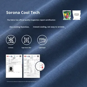 T-shirt unisexe en coton élastique 220g à col rond, nouvelle collection printemps-été 26, streetwear tendance, couleur unie, manches courtes - Product Image 4