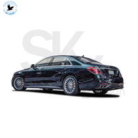 Kit de carrosserie AMG Style S65 pour classe S W222 nouvelles jupes latérales de pare-chocs avant diffuseur arrière avec découpes d'échappement comprenant des clips