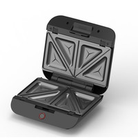 Grill de contact électrique automatique 3-en-1 pour panini, gaufrier et machine à hot-dogs domestique