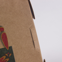 Großhandel Einweg Recycelbare Braune Kraftpapier Takeaway-Lunchboxen für Sushi, Salat, Brathähnchen & Gebratenes Bento