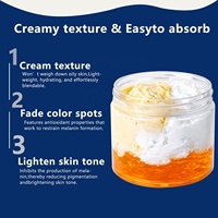 Crème éclaircissante pour femmes OEM, crème thaïlandaise à la perle mélangée, crème éclaircissante pour la peau, crème pour éliminer les taches noires, pour les peaux foncées