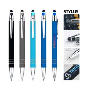 Custom Logo High-End Metal Promotional Gel <b>Pen</b> with 0.5mm Tip and Touch Function for Business - Product Image 3