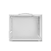 Custom Black&White Gaming Case Support Micro-ATX Computer Gaming PC Case PC Chassis Portable Cases Casing With Handle & Type-C