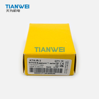 Fusibles à limitation de courant à action rapide EATON série KTK-R, classe CC, 2A / 3A / 4A, 600VAC, pouvoir d'interrupteur 200kA