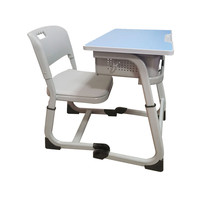Bureau et chaise d'étudiant de lycée de haute qualité, Table d'étude d'étudiant unique à vendre
