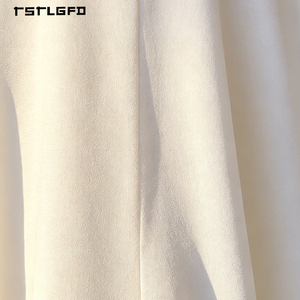 Vestido Maxi de Gasa Blanca Pura para Mujer con Lazo Marrón, Manga Murciélago, Cuello Redondo, Elegante, Casual, para Exteriores, Estilo Musulmán Modesto - Product Image 6