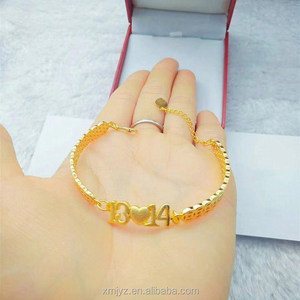 Dubai Jewelry <span class=keywords><strong>Euro</strong></span> 1314 BraceletgoldBracelet plaqué <span class=keywords><strong>or</strong></span> plaqué <span class=keywords><strong>or</strong></span> Cadeau pour petite amie - Product Image 4