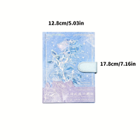 Carnet à couverture rigide vintage à motif floral rose, couverture en relief 3D NAA12, fermeture magnétique, reliure cousue, cadeau brillant de haute qualité