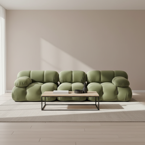 <span class=keywords><strong>Super</strong></span> September โซฟาสามที่นั่งแบบโมเดิร์น, โซฟาแบบแยกส่วนผ้ากำมะหยี่ทนทานพับเก็บได้ - Product Image 4