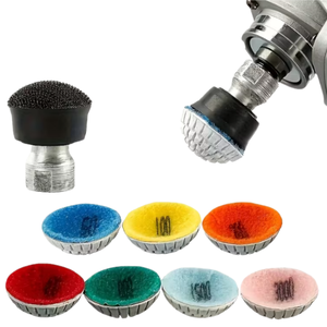 50 #   3000'e kadar #   2 İnç Konveks Kase Şeklinde Elmas Parlatma Pedleri Taş Mermer Granit Islak Parlatma İçin Açılı Taşlama Makinesinde Kullanım İçin - Product Image 1