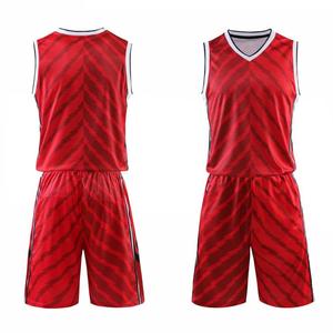 Personalizado rápido seco hombres jóvenes uniformes de baloncesto traje de salto camisetas pantalones cortos - Product Image 2