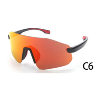 Lunettes de soleil de sport polarisées UV400 sans monture Perfect Quest P36KC06-13A, résistantes aux chocs, monture TR90, coupe-vent, directement de l'usine