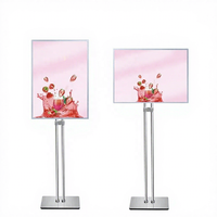 Support de menu LED lumineux pour affiches A1 A2 A3 A4 A5, panneau publicitaire éclairé sur pied