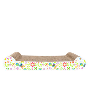 Alas Cakar Kucing, Karton dengan Catnip Berputar Ulang Bantalan Gores Pengganti Dapat Dibalik, Bantalan Sofa Santai - Product Image 4