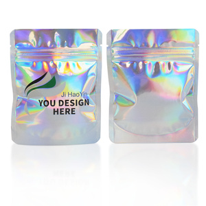 Bolsas de Mylar de 3.5 con Cierre Hermético, Holográficas, a Prueba de Humedad y Olor, para Dulces Comestibles Personalizados, con <span class=keywords><strong>mi</strong></span> Logotipo - Product Image 1