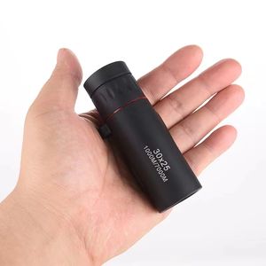 منظار أحادي صغير للهواتف الذكية 100×25 مع حامل ثلاثي وإضاءة حمراء لمراقبة الطيور - Product Image 2