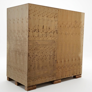 Solid Plywood Foldable Recyclable <b>Stackable</b> Wooden <b>Crate</b> Storage Box Durable Heavy Duty for Logistics Moving Packaging - Product Image 1