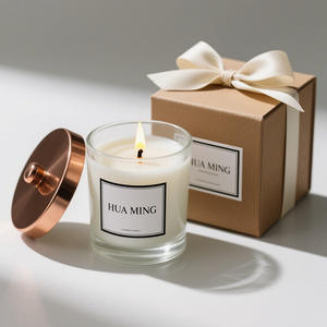 Kustom merek Logo dan kemasan Label pribadi minyak wangi stoples kaca beraroma lilin mewah dengan kotak hadiah - Product Image 3