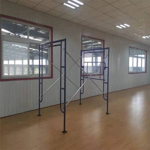 นั่งร้านโครงเหล็กสำเร็จรูปสำหรับงานก่อสร้าง แบบเดินเข้าออกได้ - Product Image 1