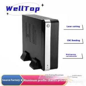 Chasis de Controlador de Aleación de Aluminio Multi-Especificación 1U, Carcasa para Router Matrix, Hardware de Comunicaciones de Audio con Embalaje de Cartón - Product Image 2