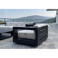 Ensemble de canapés de jardin en aluminium moderne Sigma, couleur personnalisée, pour l'extérieur, vente en gros directe usine
