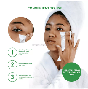 Couvercle pour les <span class=keywords><strong>yeux</strong></span> Cils sans rinçage Nettoyage hygiénique Hygiène des paupières <span class=keywords><strong>Lingettes</strong></span> de soin des <span class=keywords><strong>yeux</strong></span> - Product Image 5