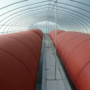 Vendita Diretta della fabbrica PVC Fango Rosso Anti corrosivi PVC Biogas Sacchetto di Immagazzinaggio biogas serbatoio e PVC biogas digestore