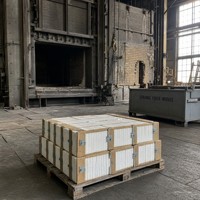Modul Serat Keramik untuk Blok Isolasi Tahan Api Tungku Mandi Garam, Pelapis Tahan Api 1430C, Putih, Ukuran Dapat Disesuaikan