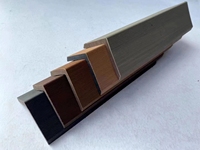 Revêtement mural WPC co-extrudé à livraison rapide, panneau rainuré composite bois-plastique extérieur, imperméable, décor bois texturé