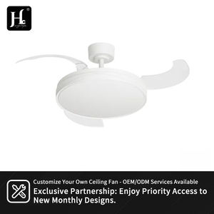 Ventilador de Techo Moderno de 6 Velocidades con Motor DC Silencioso de Alto Flujo de Aire (CFM), con Luces y Control Remoto, para Dormitorio o Sala de Estar - Product Image 6