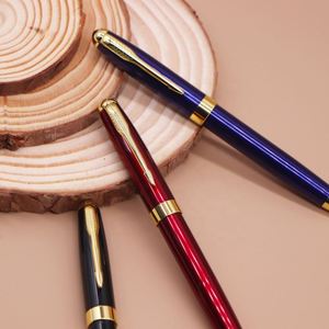 Ensemble de stylos de luxe de marque hôtelière avec finition dorée, outils d'écriture gravés, service d'impression de logo personnalisé, coffret de présentation élégant - Product Image 2