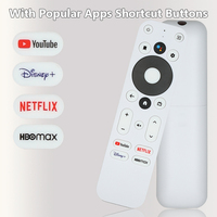 Télécommande vocale pour ONN Android FHD 4K UHD Streaming Stick TV Box 100024646 100026240 Contrôleur de remplacement avec YouTube