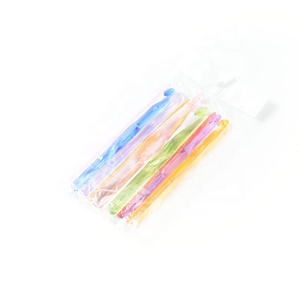 Cheap 9 PCS 15cm Colorful Transparent Plastic <strong>Crochet</strong> <strong>Hooks</strong> <strong>Set</strong> - Product Image 6