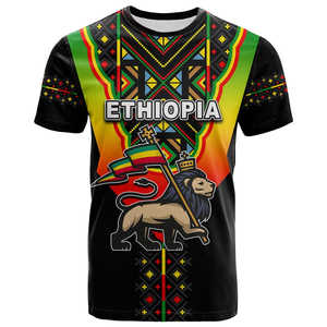 Vente en gros OEM T-shirt Ethiopie en vrac Modèles d'alphabet Ethiopie T-shirt Ethiopie personnalisé Style <span class=keywords><strong>Reggae</strong></span> T-shirt personnalisé avec logo - Product Image 5