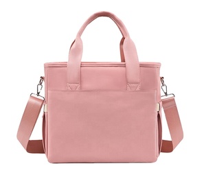 Bolso de mano grande a prueba de fugas de moda con bolsillos Bolsa de almuerzo aislada para mujer - Product Image 4
