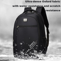 Sac à dos pour ordinateur portable de voyage, sac d'ordinateur gris antivol fin et durable avec port de charge USB