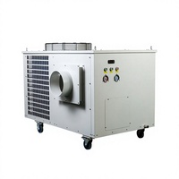 120000 BTU 10 Ton AC Inverter DC Kabinet Pendingin Udara Industri Unit Pendingin Otomatis Mesin Bebas Gantung untuk Produksi Bengkel