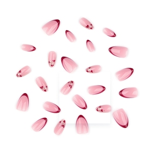 24 <span class=keywords><strong>Uñas</strong></span> <span class=keywords><strong>Postizas</strong></span> <span class=keywords><strong>de</strong></span> ABS en Forma <span class=keywords><strong>de</strong></span> Almendra <span class=keywords><strong>para</strong></span> el Día <span class=keywords><strong>de</strong></span> San Valentín, Color Rojo Francés, con Diseño <span class=keywords><strong>de</strong></span> Corazón Brillante, con Pegamento <span class=keywords><strong>para</strong></span> <span class=keywords><strong>Niñas</strong></span> - Product Image 5