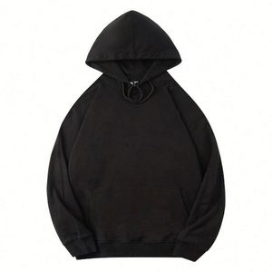 H5018 Sweat-shirts unisexes surdimensionnés de haute qualité, personnalisés OEM, 350g, 100% coton, pour hommes et femmes - Product Image 5